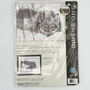Dimensions‎ Snow Daze Counted Cross Stitch Kit Wolf Shane Dominick 70-35377